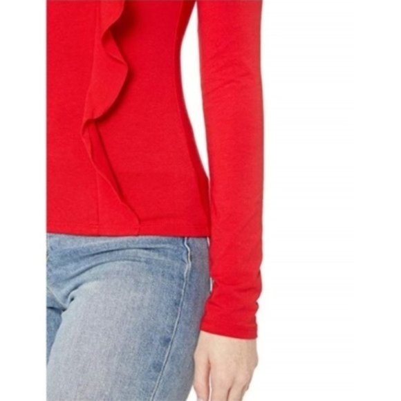 Guess Long Sleeve Koloa Ruffle Top - Picture 3 of 3